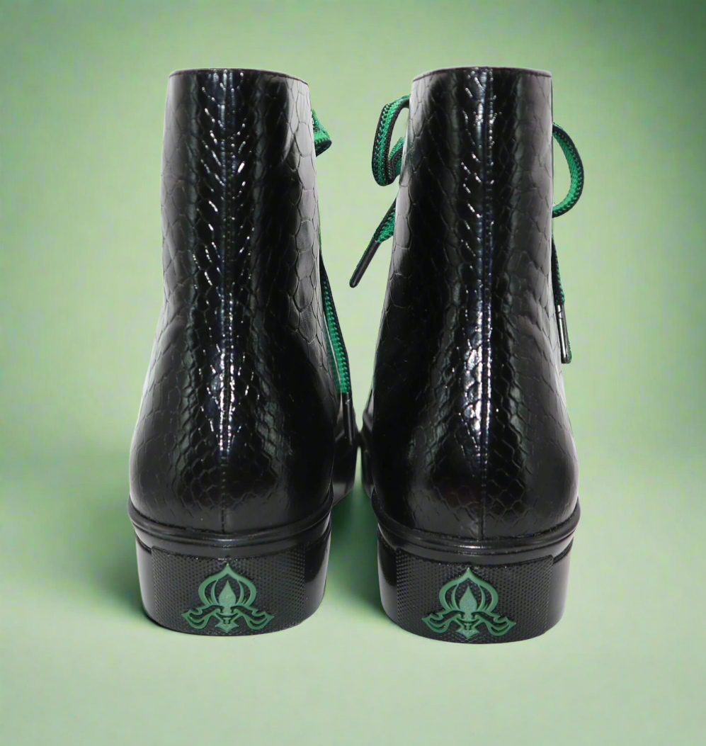 Michaela V Lucra Black Sneakers