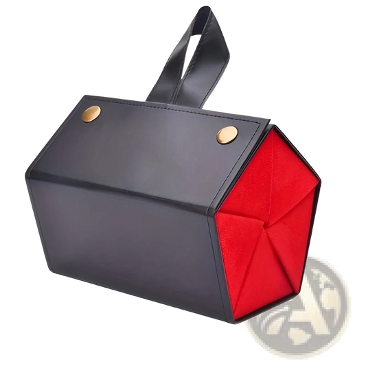 5-slot Hexagonal Foldable Sunglasses Travel Organizer Case