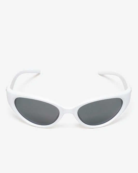 ALLURE - Black Lenses, White Frame