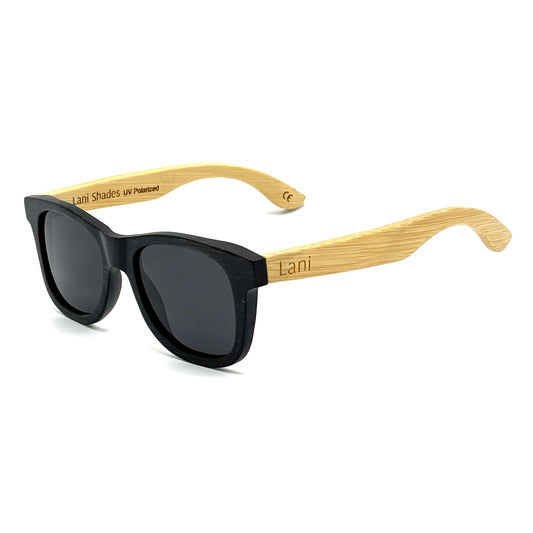 Aina Iwa / UV 400 Polarized Sustainable Bamboo Wood Floating Sunglasses / TAC Scratch-Resistant