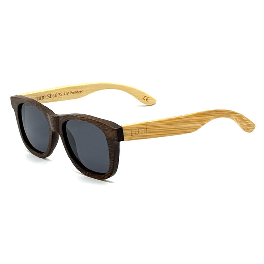 Aina Mauka / UV 400 Polarized Sustainable Bamboo Wood Floating Sunglasses / TAC Scratch-Resistant