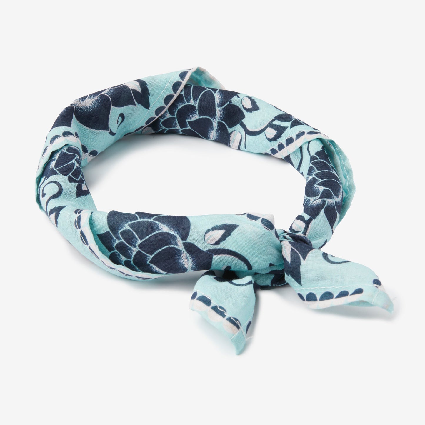 Cotton Bandana in Light Blue