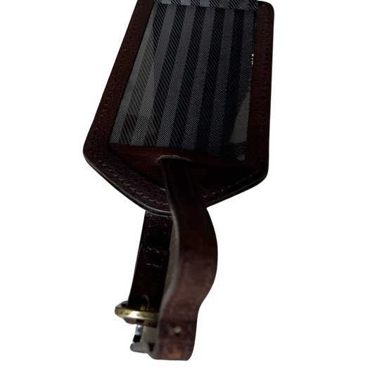 Cambridge Full Grain Leather Luggage Tag