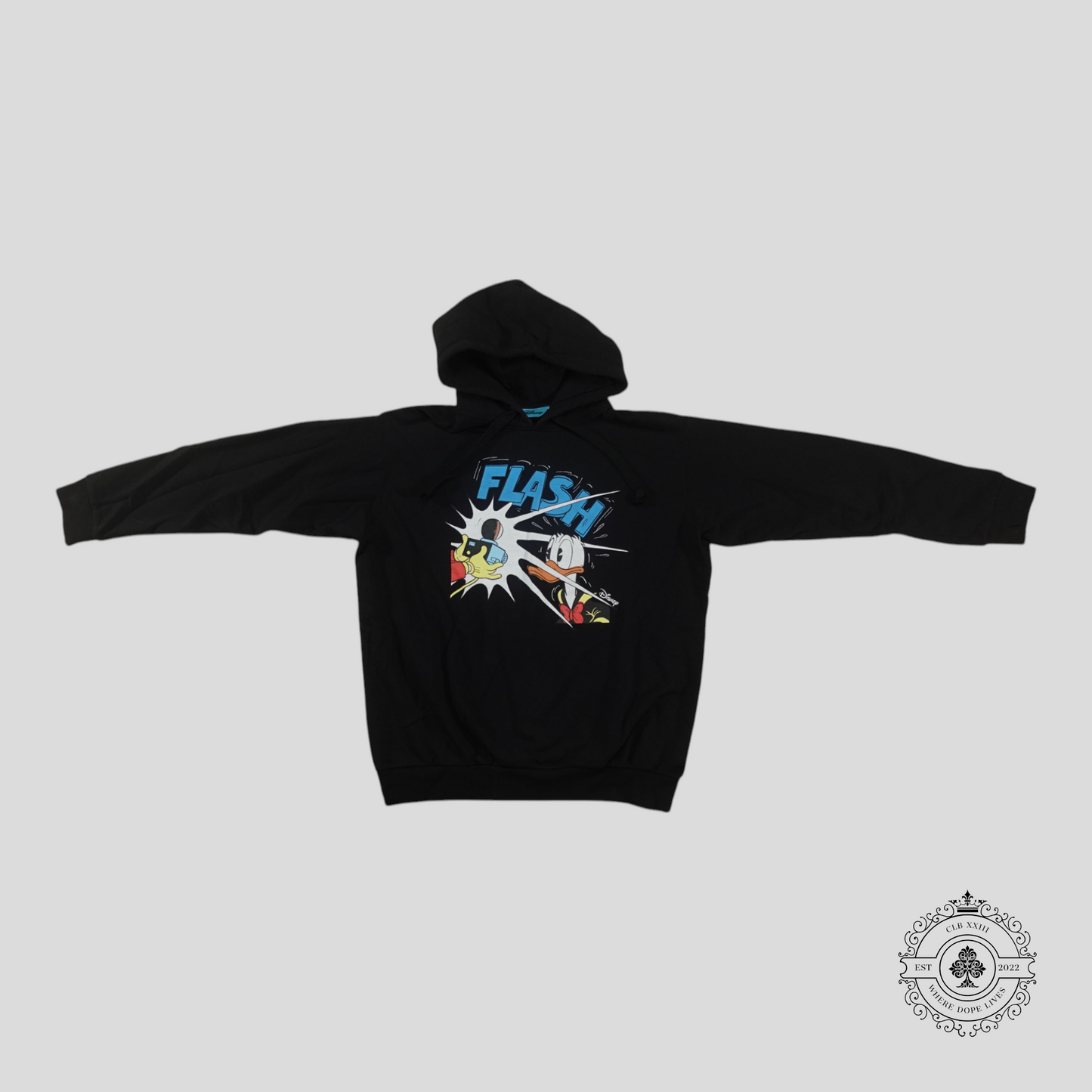 Gucci x Disney Donald Duck Flash Hoodie in Black