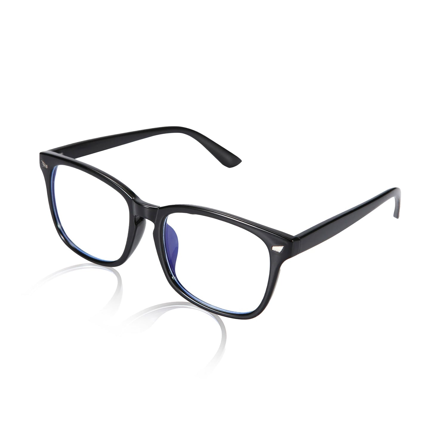 Daytime Wayfarer Blue Light Reading Glasses - Black 1.5x
