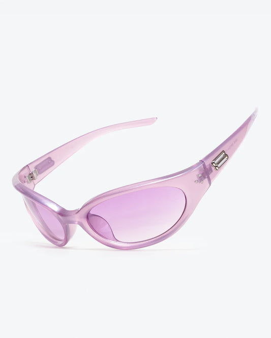 EDAT - Pastel Purple Lenses, Transparent Purple Frame