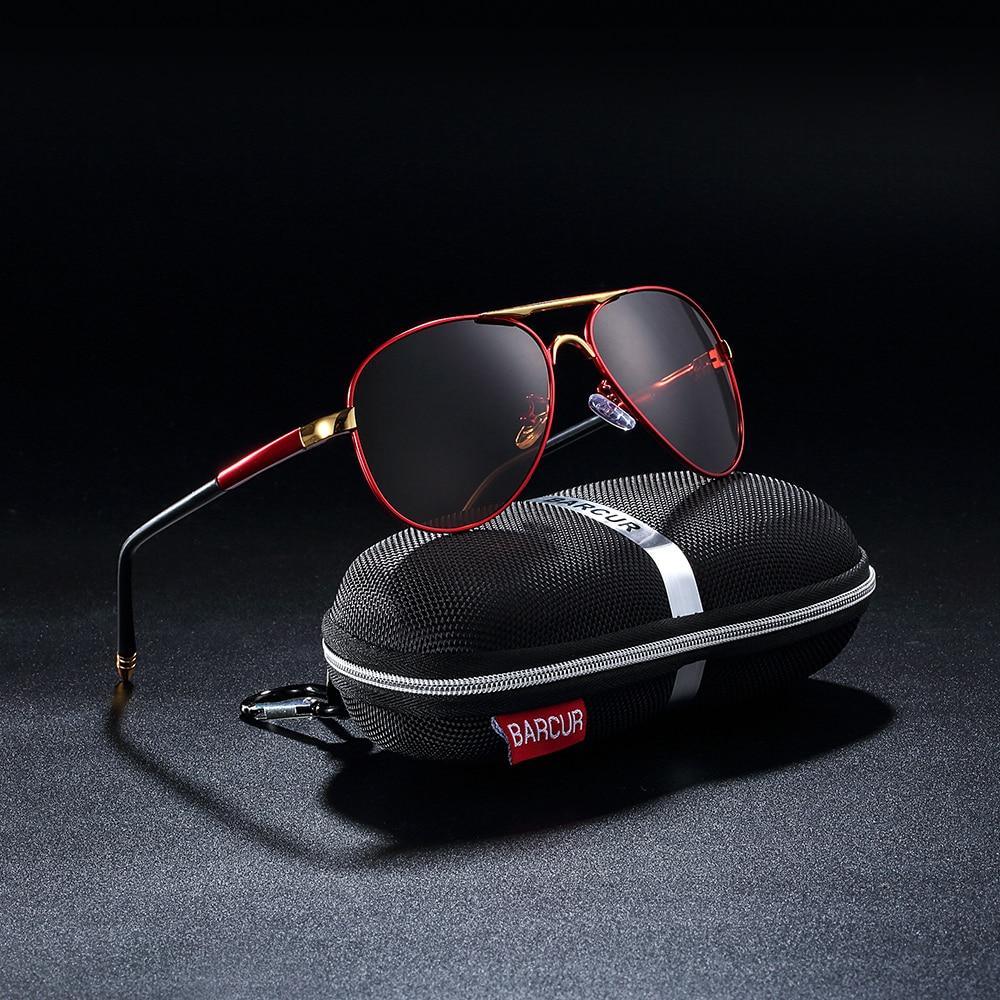 Classic Aviator Polarized High Quality Metal Frame Sunglasses / UV400 Protection / Mirrored HD Lenses