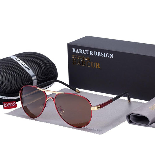 Classic Aviator Polarized High Quality Metal Frame Sunglasses / UV400 Protection / Mirrored HD Lenses