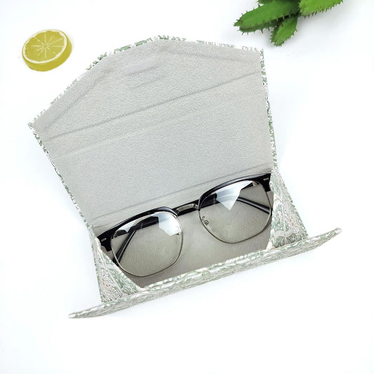 Lodden by William Morris Glasses Case - Vegan Leather Folding Hard Shell Case