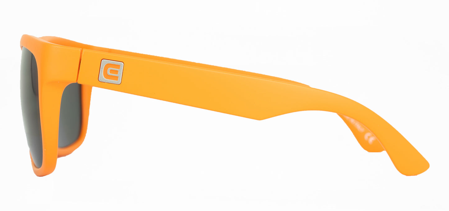 Monaco (Orange/Black) / Top Seller / Crystal Clear Lenses / Sporty Rubberized Frame / Keyhole Nose Bridge