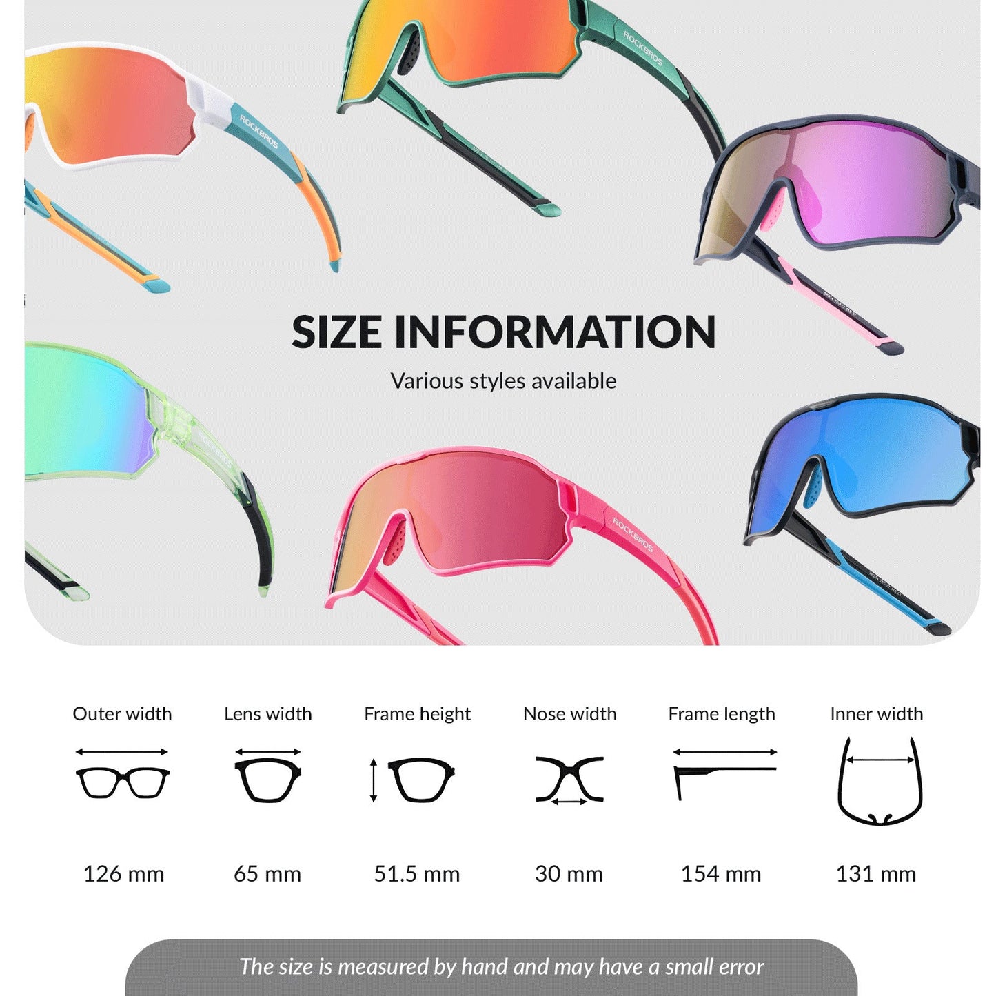 Kids Polarized Cycling Sunglasses / UV400 Protection / Ages 8-14 / Sports-Ready
