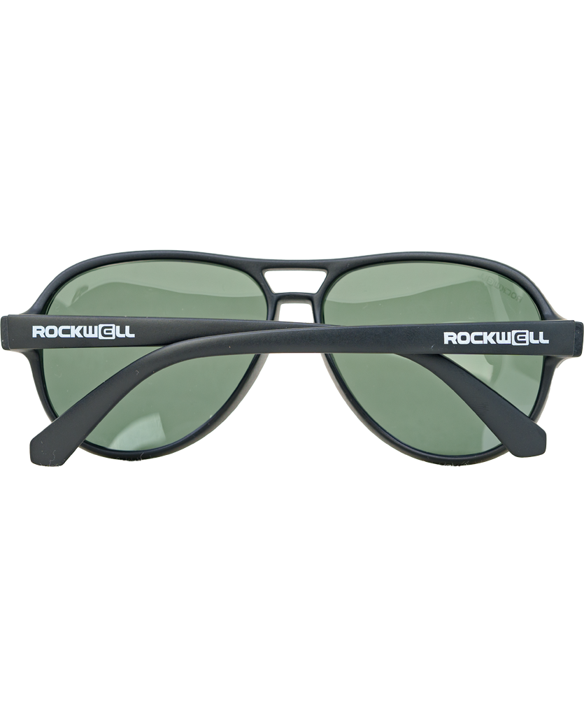 Casino (Black/Green Polarized Lens) / TR90 Swiss Nylon Memory Frame / Crafted in Italy