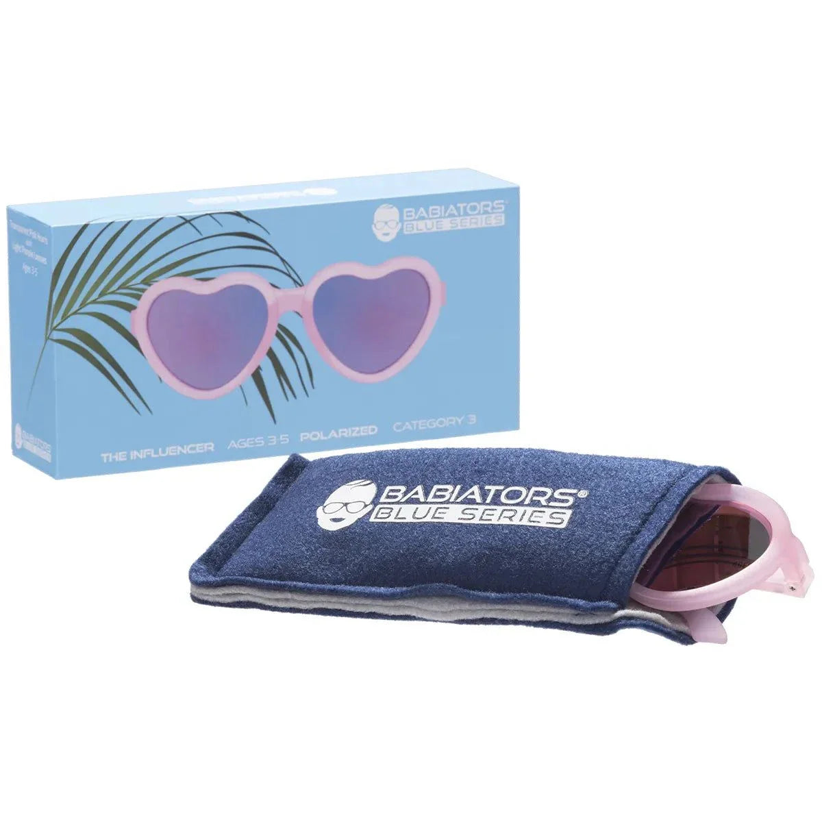 The Influencer - Heartshaped Polarized with Mirrored Lenses / 100% UVA and UVB Protection