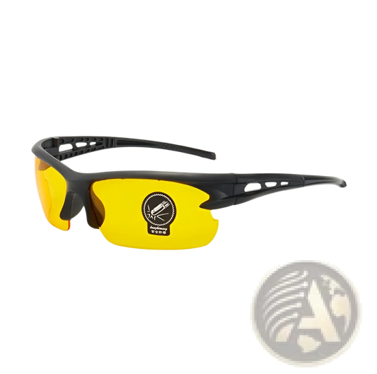 Aerodynamic Aerodynamic Sports Sunglasses with High Visibility Lenses