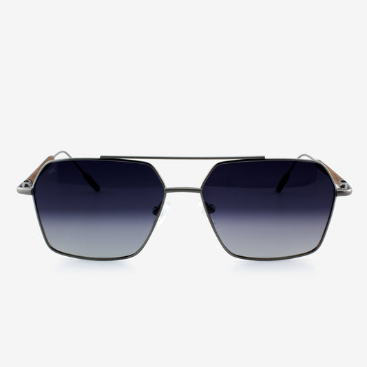 Metal & Wood Sunglasses