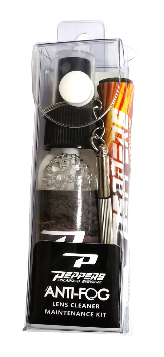 Anti-Fog Lens Cleaner / Microfiber Cloth / Mini-Screwdriver