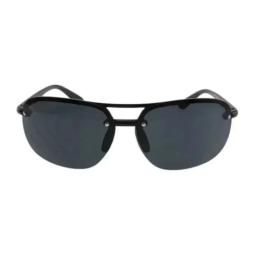 MQ James Black/Smoke Sunglasses – Lightweight Rimless UV400 Shades