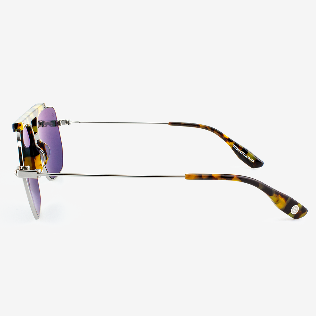 Hudson - Metal & Wood Sunglasses / Polarized / Handcrafted / Anti-reflective Coating