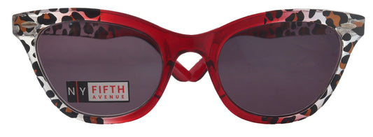 Gatsby, High-End Readers sun Glasses for Women (Red Cheetah ) NY Fifth Avenue