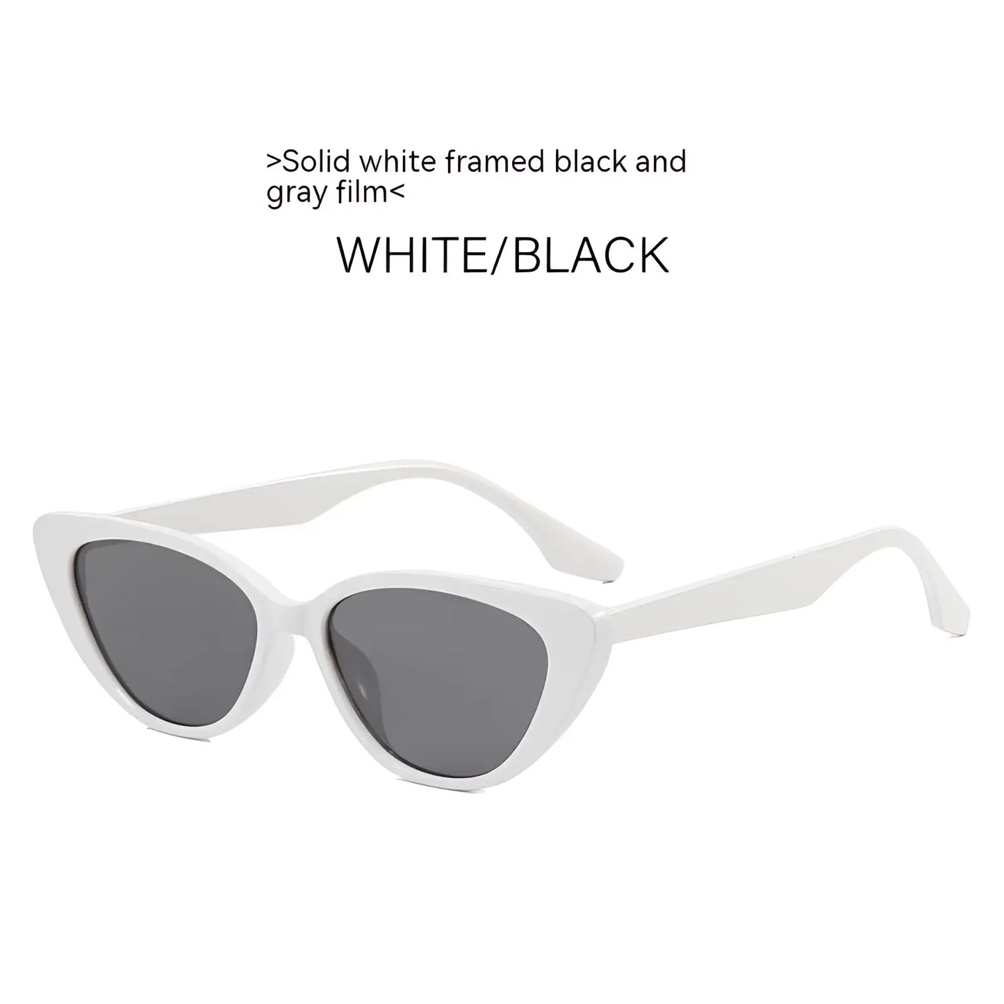Retro Chic Cat Eye Sunglasses with Tinted Lenses