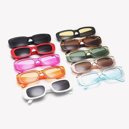 Trendy Rectangle Sunglasses for Women Narrow Square Frame Rectangle Sunglasses For Women New Luxury Glasses For Women/Men New Retro Style Sun Glasses for Men