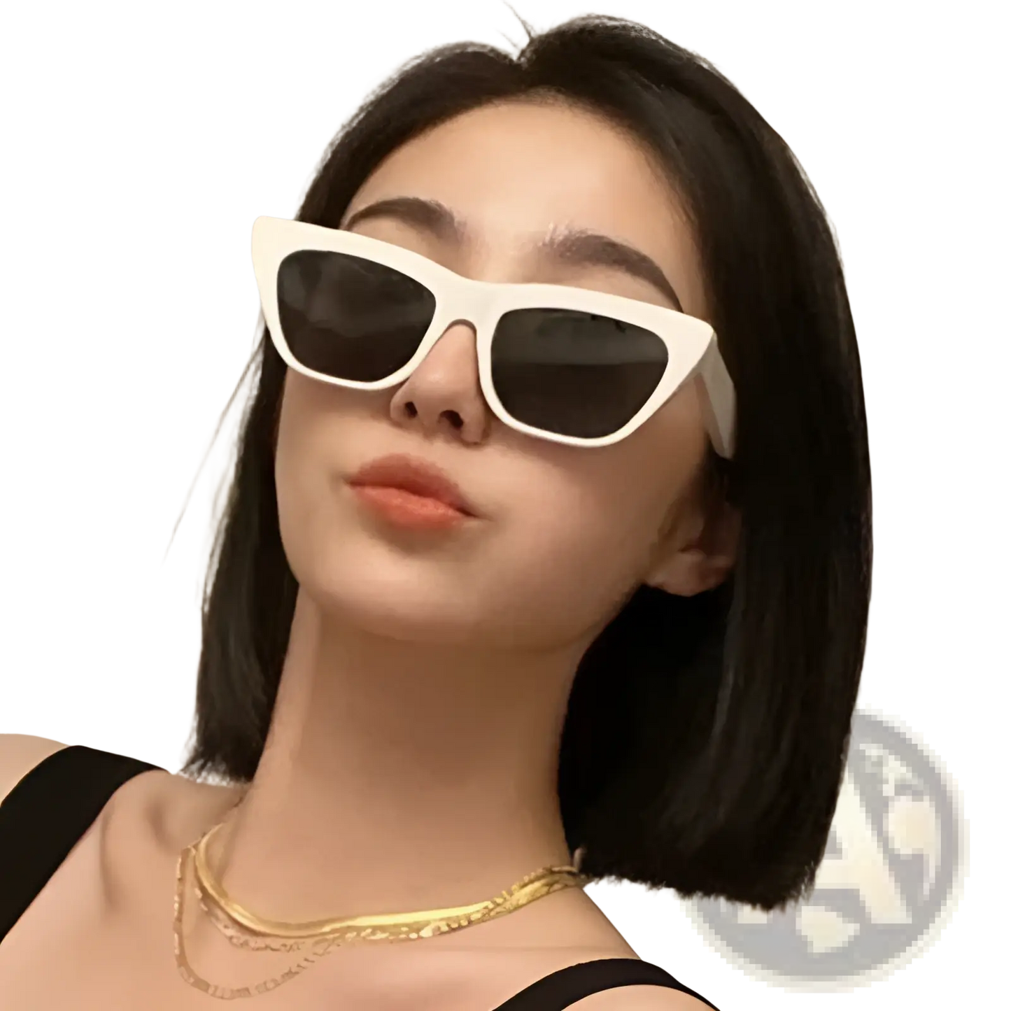 Vintage Cat Eye Tortoiseshell and Acetate Sunglasses