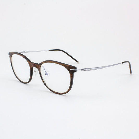Pinellas - Featherlight Titanium & Wood Eyeglasses