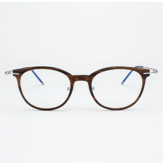Pinellas - Featherlight Titanium & Wood Eyeglasses