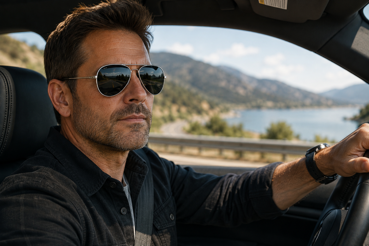 Drakes Shades Polarized Driving Aviator Sunglasses