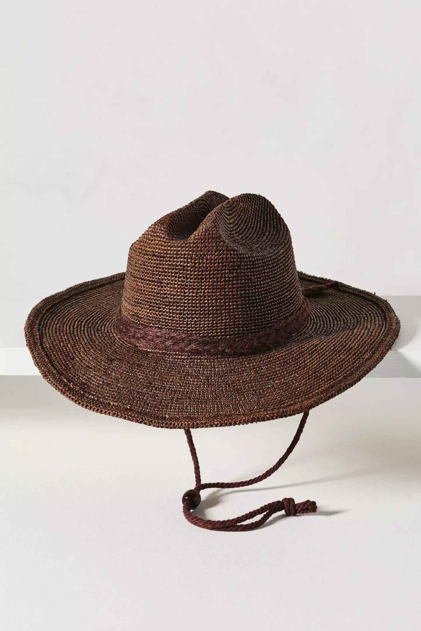 Pippa Raffia Cowboy in Chocolate