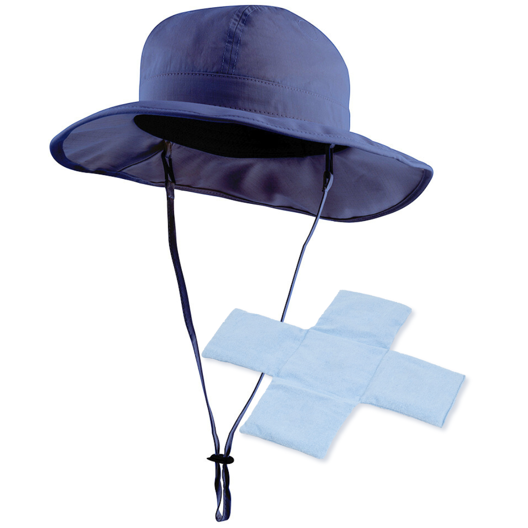 POWERCAP ICE Cooling Sun Hat / Instant Cooling Relief with Reusable Ice Packs / UPF 50 UV Sun Protection
