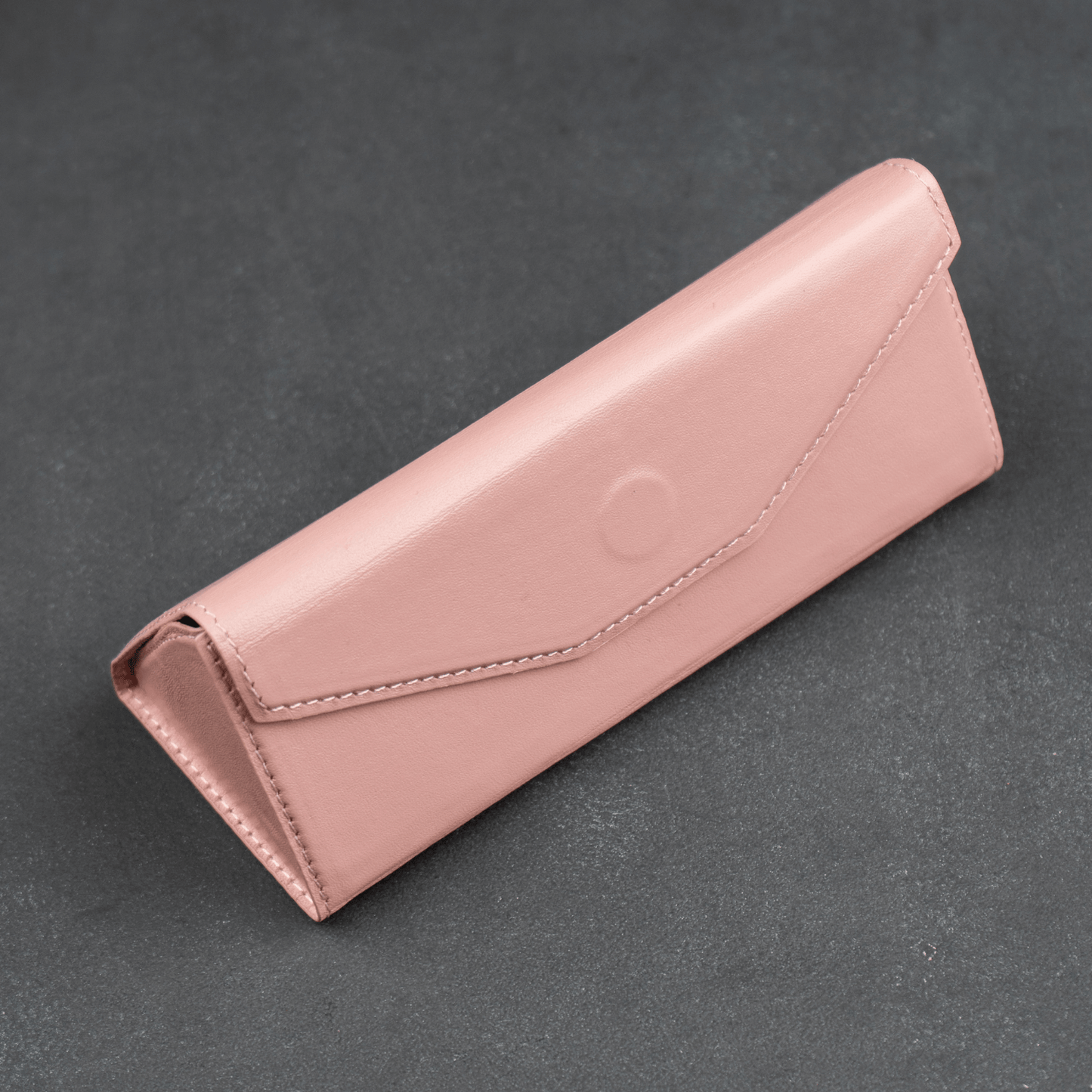 Luxury Leather Sunglasses Case - Pink / Safe Shutdown / Elegant Design / Compact and Portable