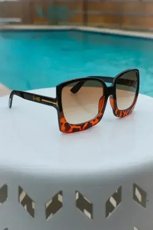 Tortoise Megan Oversized Gradient Sunglasses / UV400 Protection / Trendy