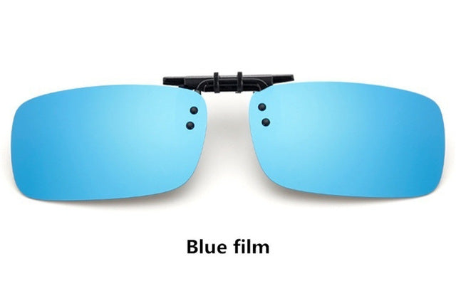 Cool Polarized Mirrored Clip-On Sunglasses