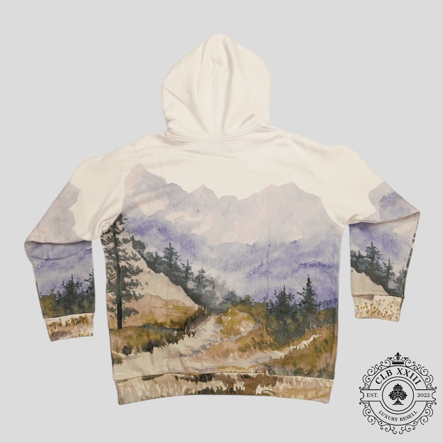 Gucci x the North Face Trail Print Hoodie in Multicolor