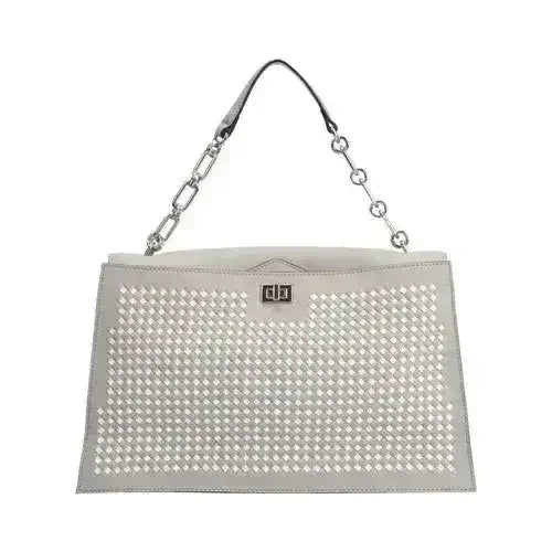 Maria Carla Woman's Fashion Luxury Leather Handbag, Smooth Leather Bag