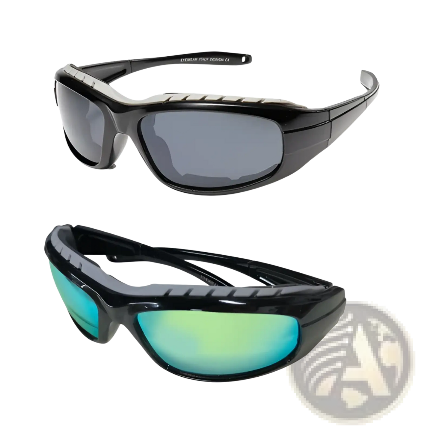 2 Pair Polarized Windproof Sport Riding Sunglasses