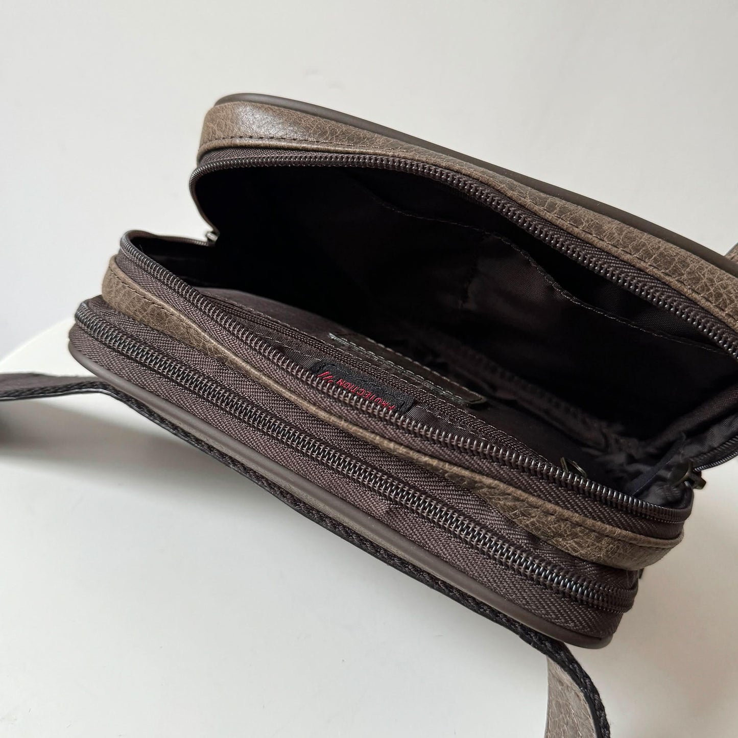 Full-Grain Crazy Horse Leather Waist Bag