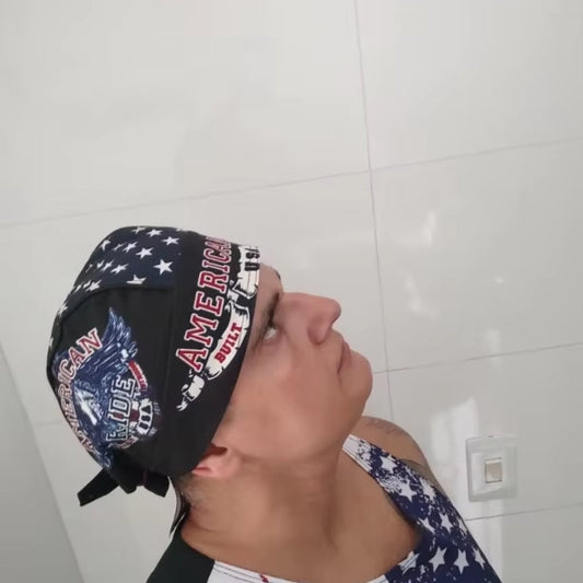 "American Ride” Eagle Skull Cap – Built USA Strong