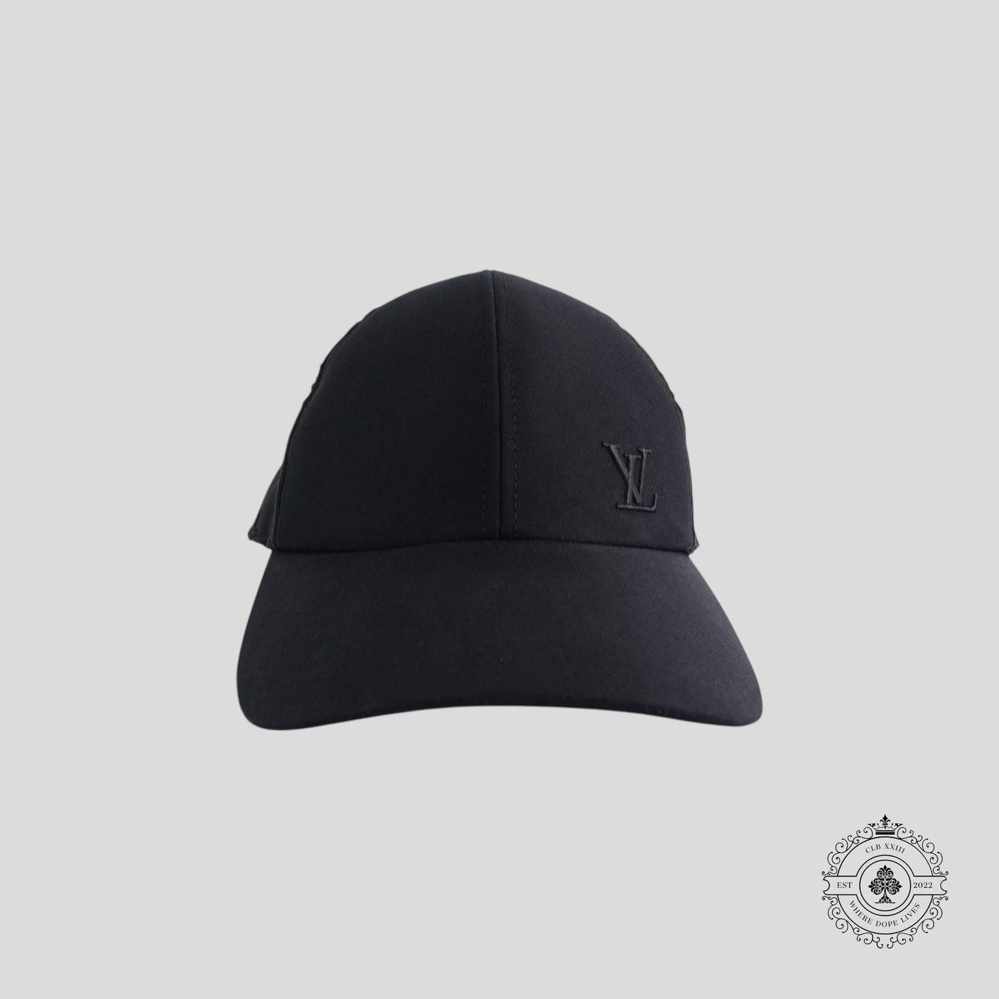 Louis Vuitton Monogram Mesh Baseball Cap in Black