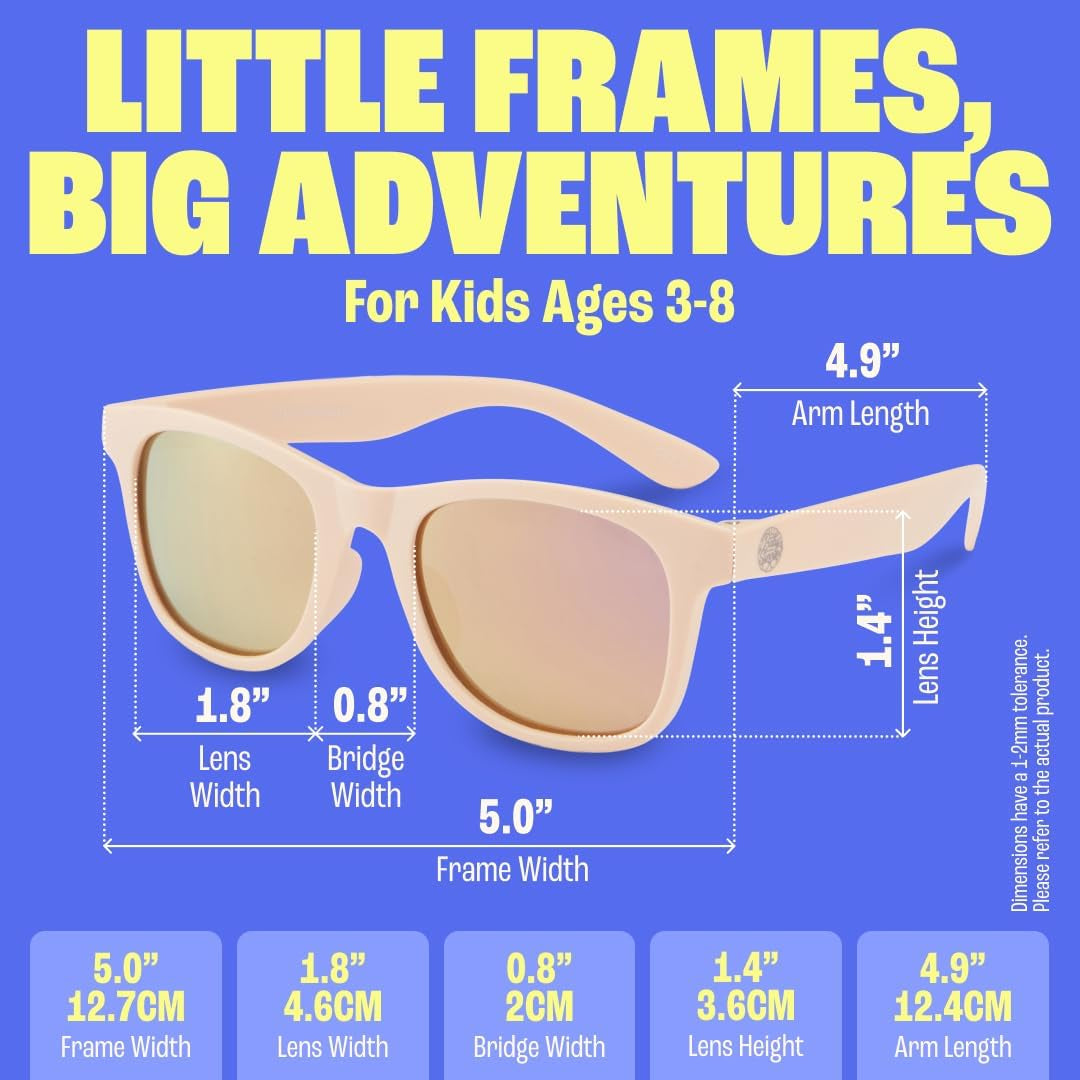 Polarized Toddler Sunglasses for Boys & Girls - Unbreakable/Tough - UV 400 Protection / Non-Toxic