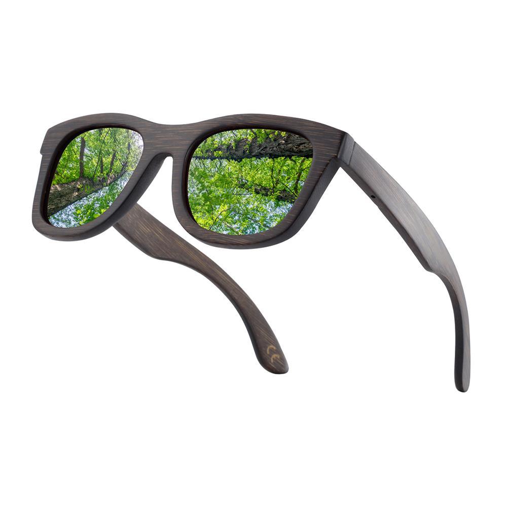 Natural Wooden Sunglasses / Polarized / Floatable / Handmade Bamboo / UV400 Protection