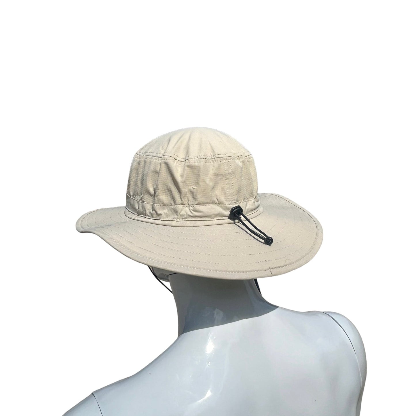 Stone bucket hat w/ consealable sun flap