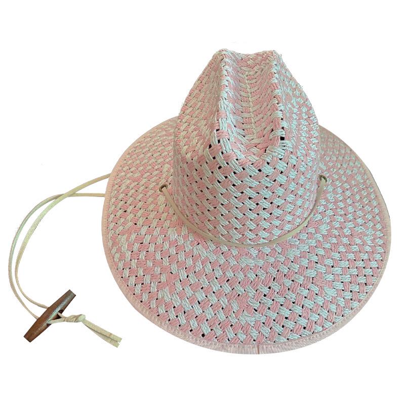 Baldiz Pink and White Lifeguard Hat