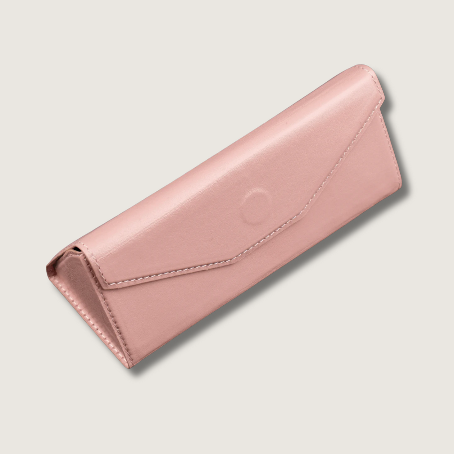 Luxury Leather Sunglasses Case - Pink / Safe Shutdown / Elegant Design / Compact and Portable