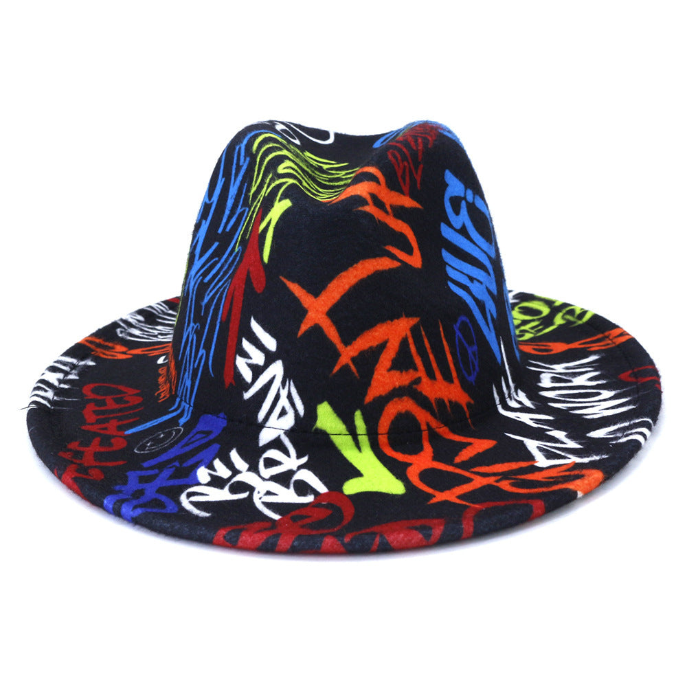Beautiful Two Tone Luxury Fedora Hat / Men's and Women's Hat /  Unique Retro Design / 56-58CM