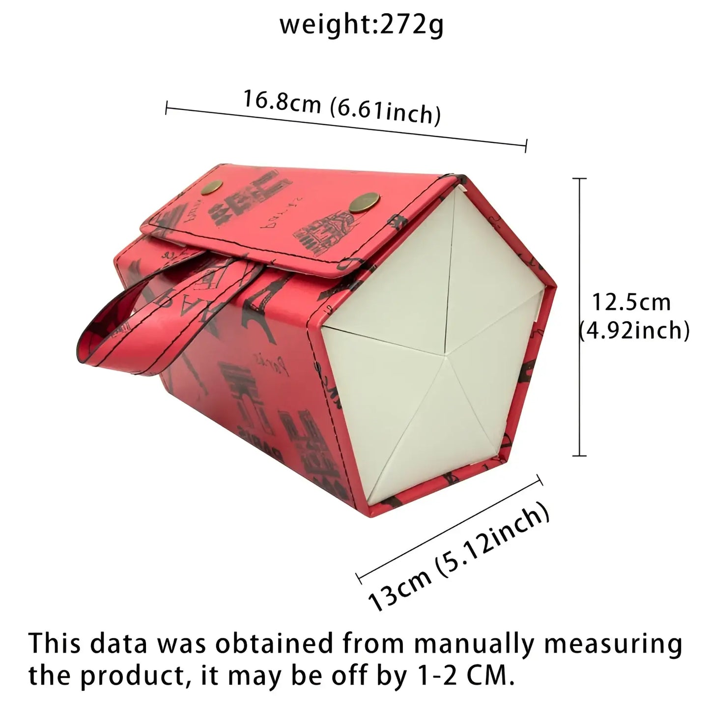 5-slot Hexagonal Foldable Sunglasses Travel Organizer Case