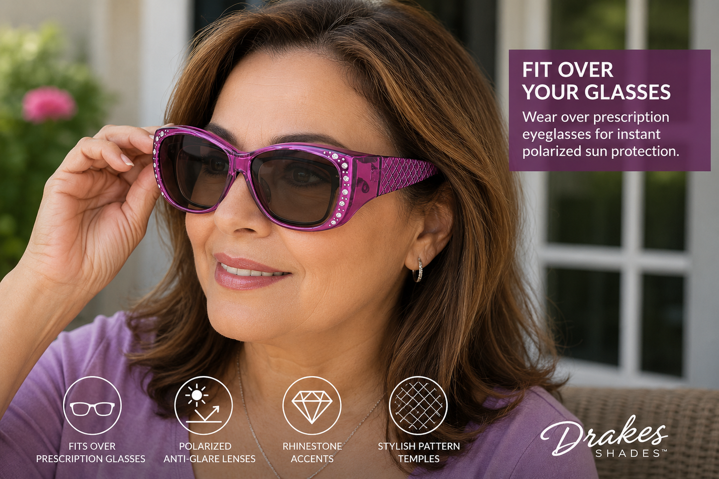 Drakes Shades Ladies Polarized Fit Over Sunglasses