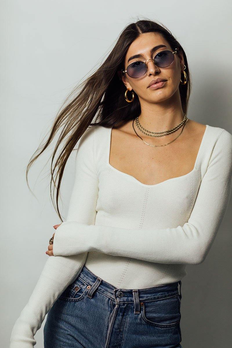 The Meadow Sunglasses / Classic Rounded / Polarized 100% UV Protection / Handcrafted Stainless Steel Frame