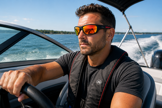 Drakes Shades Polarized REVO Sports Wrap Sunglasses
